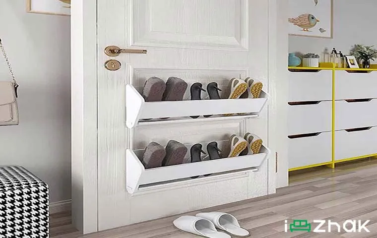 جاکفشی دیواری آینه‌دار