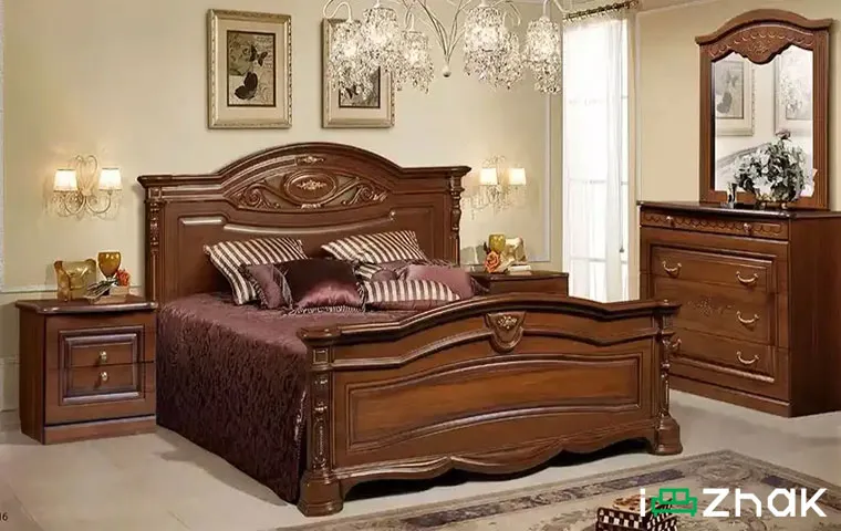 سرویس خواب کلاسیک چوبی