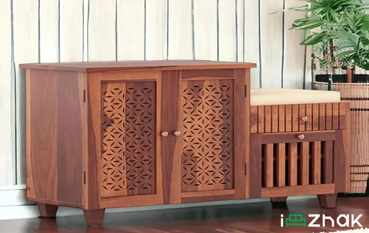 طرح جاکفشی زیبای چوبی