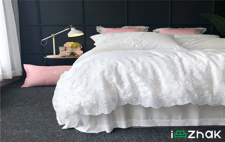 سرویس خواب عروس با پارچه سفید